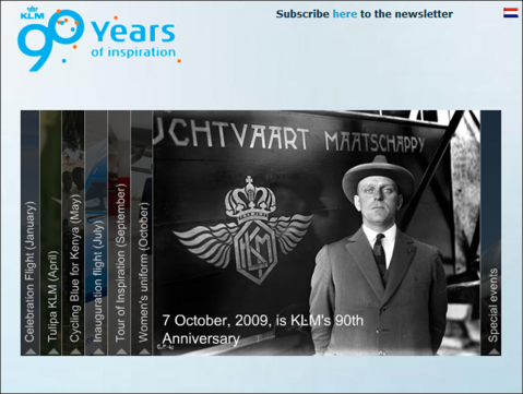 KLM celebra su 90 cumpleaños