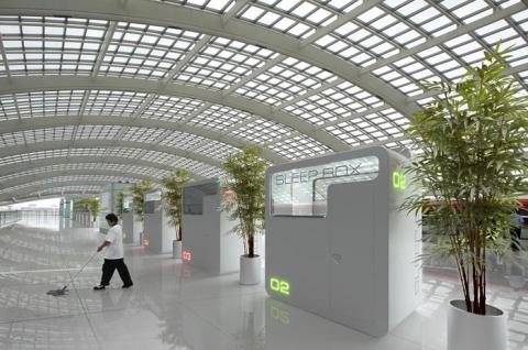 2139Caja dormitorio para instalarte en cualquier aeropuerto