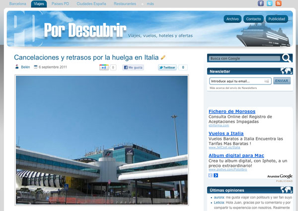 Nuevo diseño en PorDescubrir